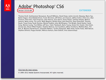 Adobe Photoshop CS6 update for Windows