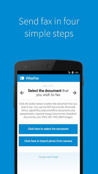 Send fax with WiseFax的第0张图片