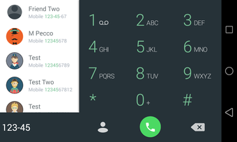 Material Light Green for ExDialer