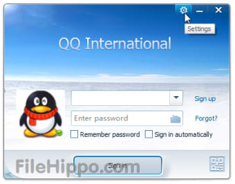 qq international english version for android