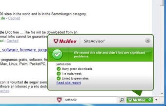 McAfee SiteAdvisor的第0张图片