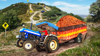 Real Tractor Trolley Farm…的第0张图片
