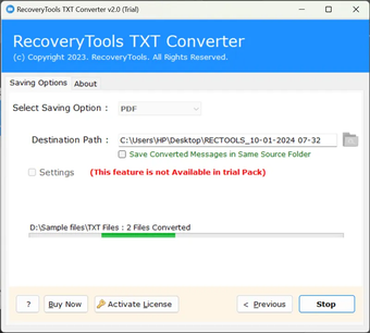 Bild 0 für RecoveryTools TXT Convert…
