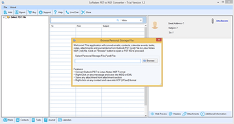 Softaken PST to NSF Converter