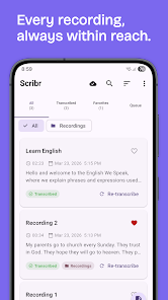 Immagine 0 per Scribr: Voice to Text