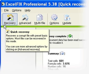 Imagen 1 para ExcelFIX Excel File Recov…