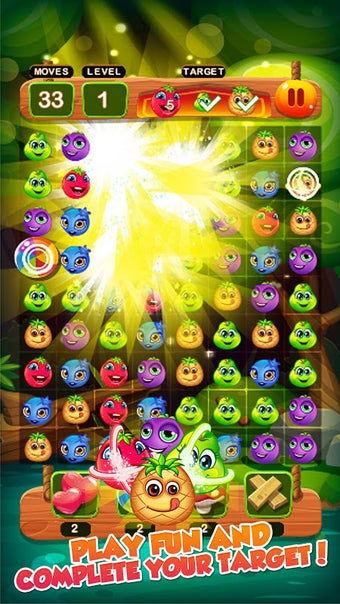 Fruits Crush Mania Match 3 Puzzle