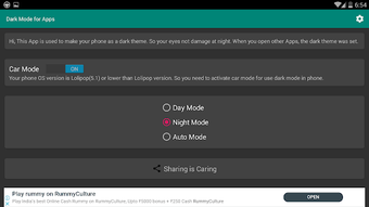 Dark Mode for Apps  Phone UI  Night Mode