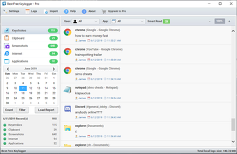 Image 0 for Best Free Keylogger Pro
