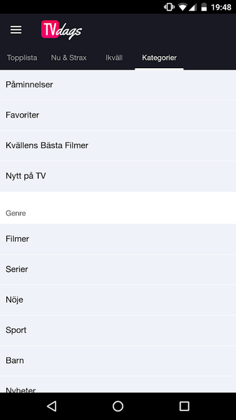 Image 0 pour TVdags TV-tablå & TV-guid…