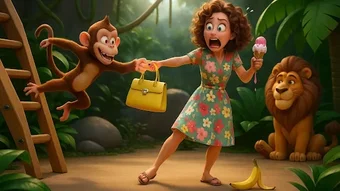 Obraz 0 dla I Am Prankster Monkey Zoo