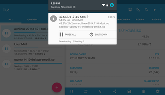 Image 0 for Flud - Torrent Downloader