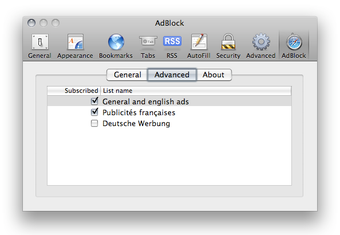 Safari AdBlock