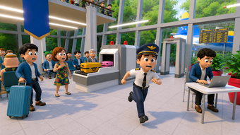 Plane Passengers Chaos Si…の画像0