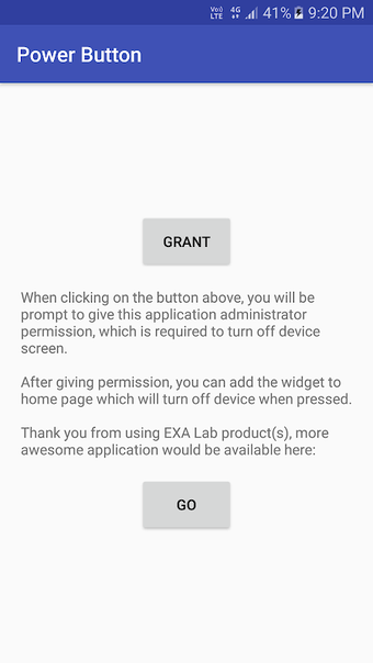 Image 0 pour EXA Power Button