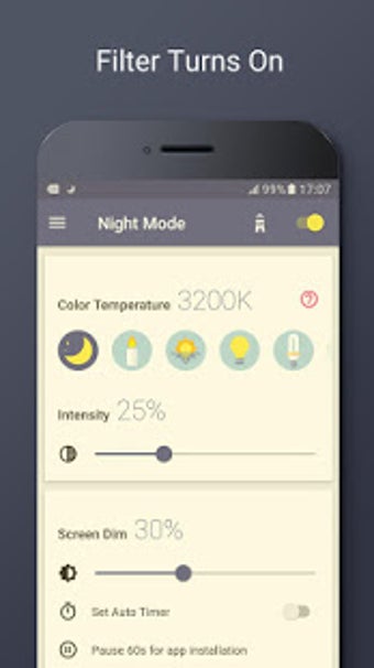 Blue Light Filter - Night Mode Eye Care