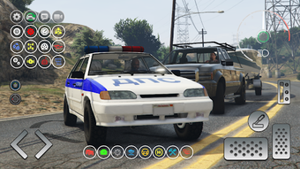 VAZ 2114 Police Car Simul…的第0张图片