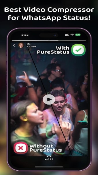 PureStatus: ByeBye Blur Status
