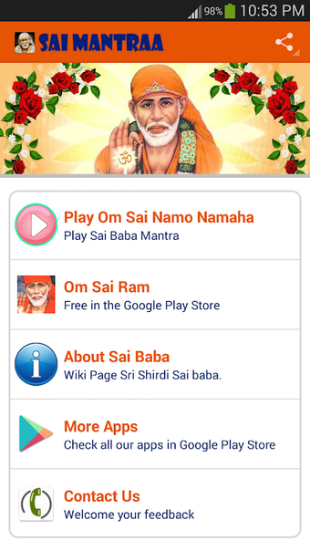 Sai Mantraa Om Sai Namo Namaha