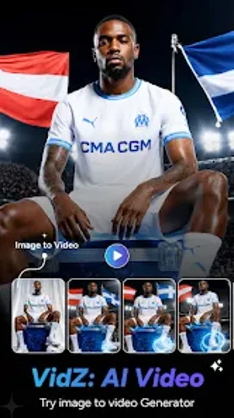 Bild 0 für VidZ : AI Video Maker