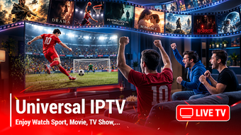 Bild 0 für Universal IPTV: M3U8 Stre…