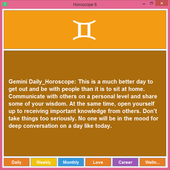 Immagine 0 per Horoscope