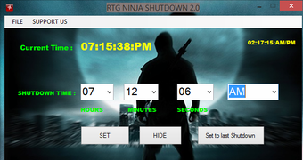 Imagen 0 para RTG Ninja Shutdown