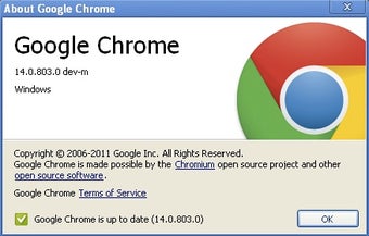 Google Chrome Dev