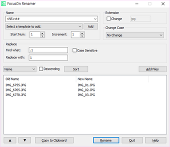 FocusOn Renamer