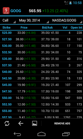 Stock Option Quotes