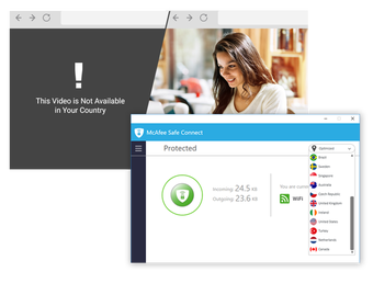 Imagen 1 para McAfee Safe Connect VPN