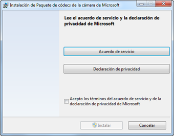 Imagen 0 para Microsoft Camera Codec Pa…