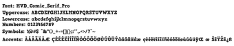 Obraz 0 dla HVD Comic Serif