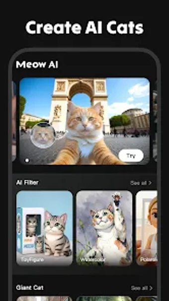 Bild 0 für Meow AI: art photo genera…