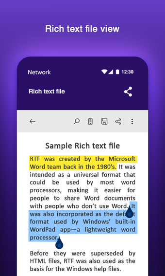 RTF Viewer RTF File Reader for Android