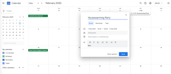 Google Calendar Sync