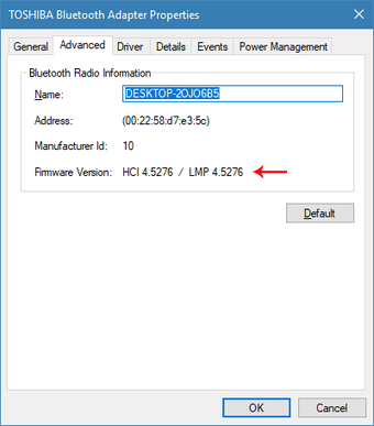 Obraz 0 dla Bluetooth Version Finder