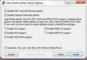 Obraz 2 dla Haali Media Splitter