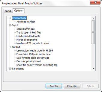 Haali Media Splitter的第2张图片