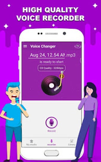 Image 5 pour Voice changer - Music rec…