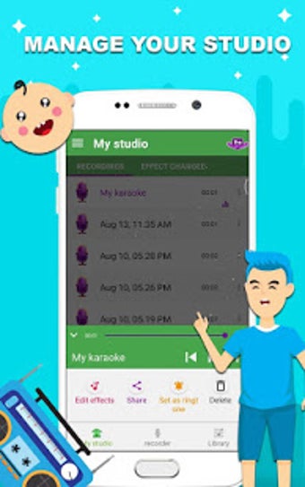 Image 4 pour Voice changer - Music rec…