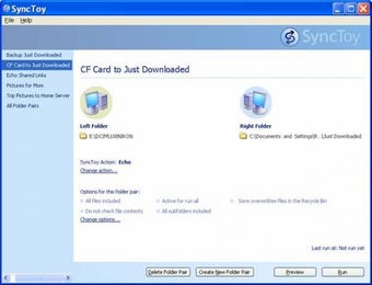 Image 0 pour SyncToy for Windows XP