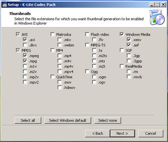 Bild 3 für K-Lite Codec Pack