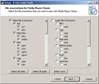 Image 0 for K-Lite Codec Pack