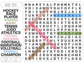 Word Search Games in english