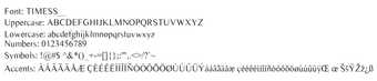 Obraz 0 dla Times Sans Serif