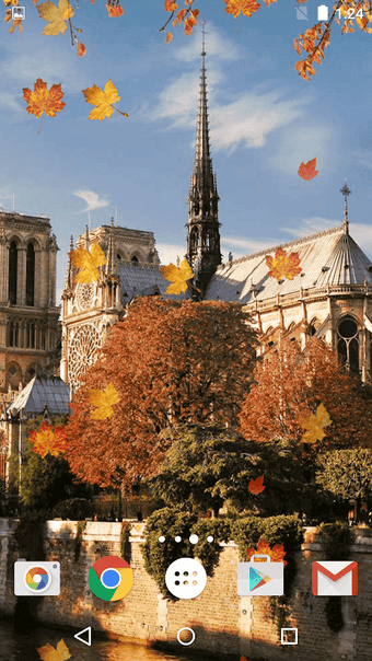 Immagine 0 per Autumn in Paris Live Wall…