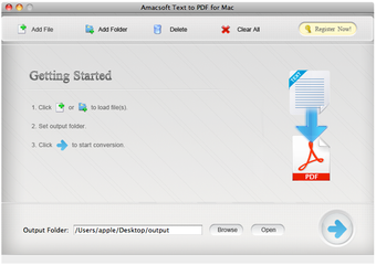 Amacsoft Text to PDF for …的第0张图片