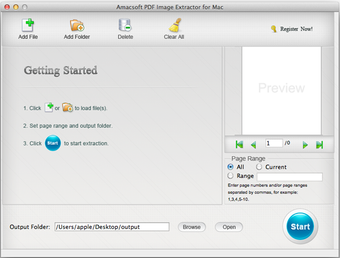 Amacsoft PDF Image Extractor for Mac