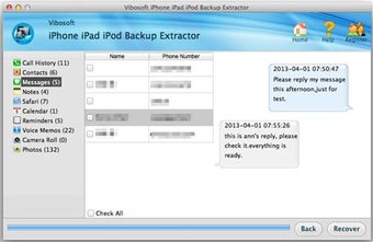 Vibosoft iPhone iPad iPod Backup Extractor for Mac